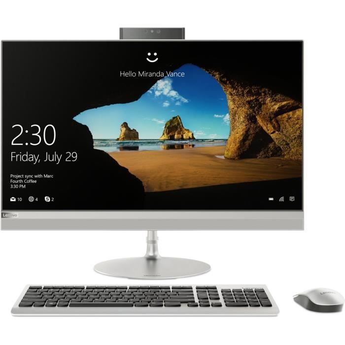 Second image of Ordinateur Tout-en-un – LENOVO Ideacentre 520-27ICB 27 pouces QHD – Core i5-8400T – RAM 8Go – Disque Dur 1To –