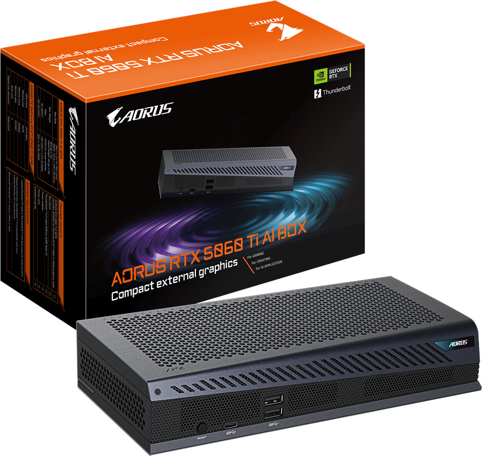 GigaByte GeForce RTX 5060 Ti AORUS AI Box