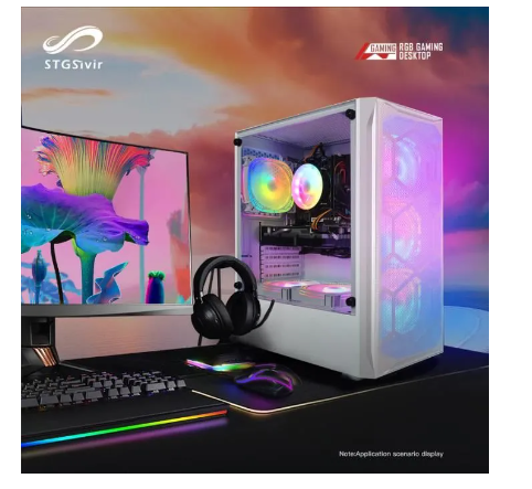 Second image of PC de jeu STGsivir, Intel Core i7 3.4G jusqu&rsquo;à 3.9G, RTX 2060 Super 8G GDDR6,16G, SSD 1 to, WiFi 600M, BT 5.0, RVB x 6, W10H64